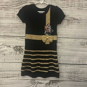 Gold and black LOL Surprise dress size XS 4-5